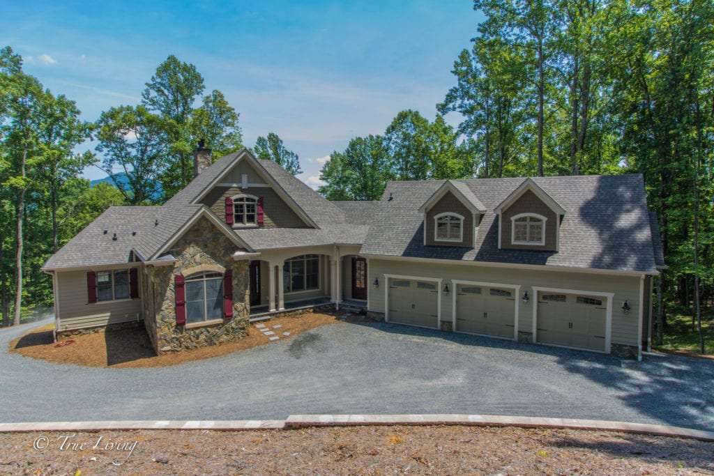 Front of Beautiful Custom Home