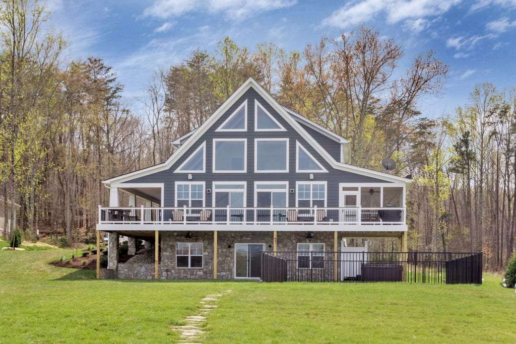 Front of Lake Custom Home