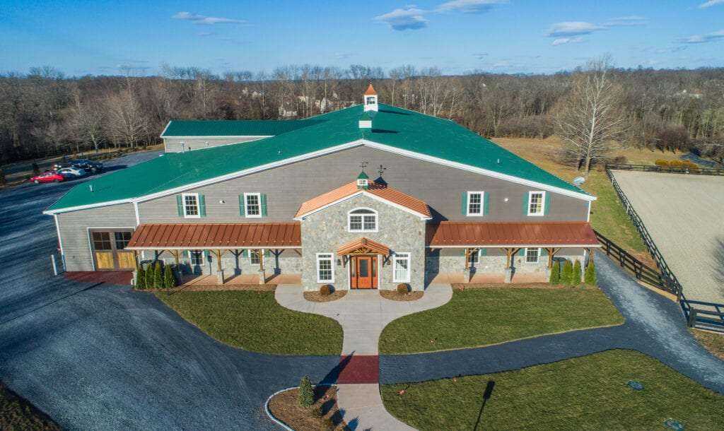 equestrian facility front entrance